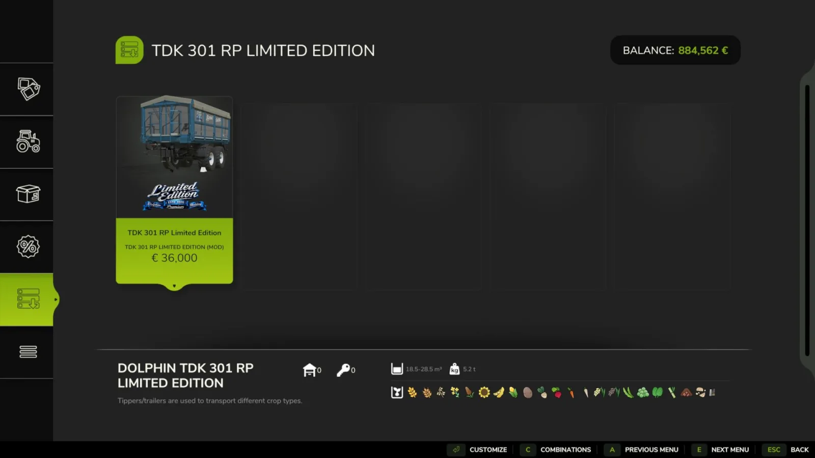 Rudolph TDK 301 RP Limited Edition FS25 - screenshot 3