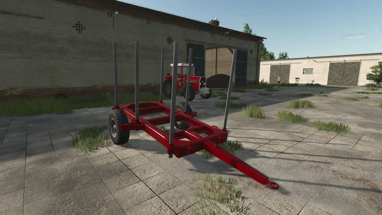 Small log transport trailer FS25 - screenshot 2