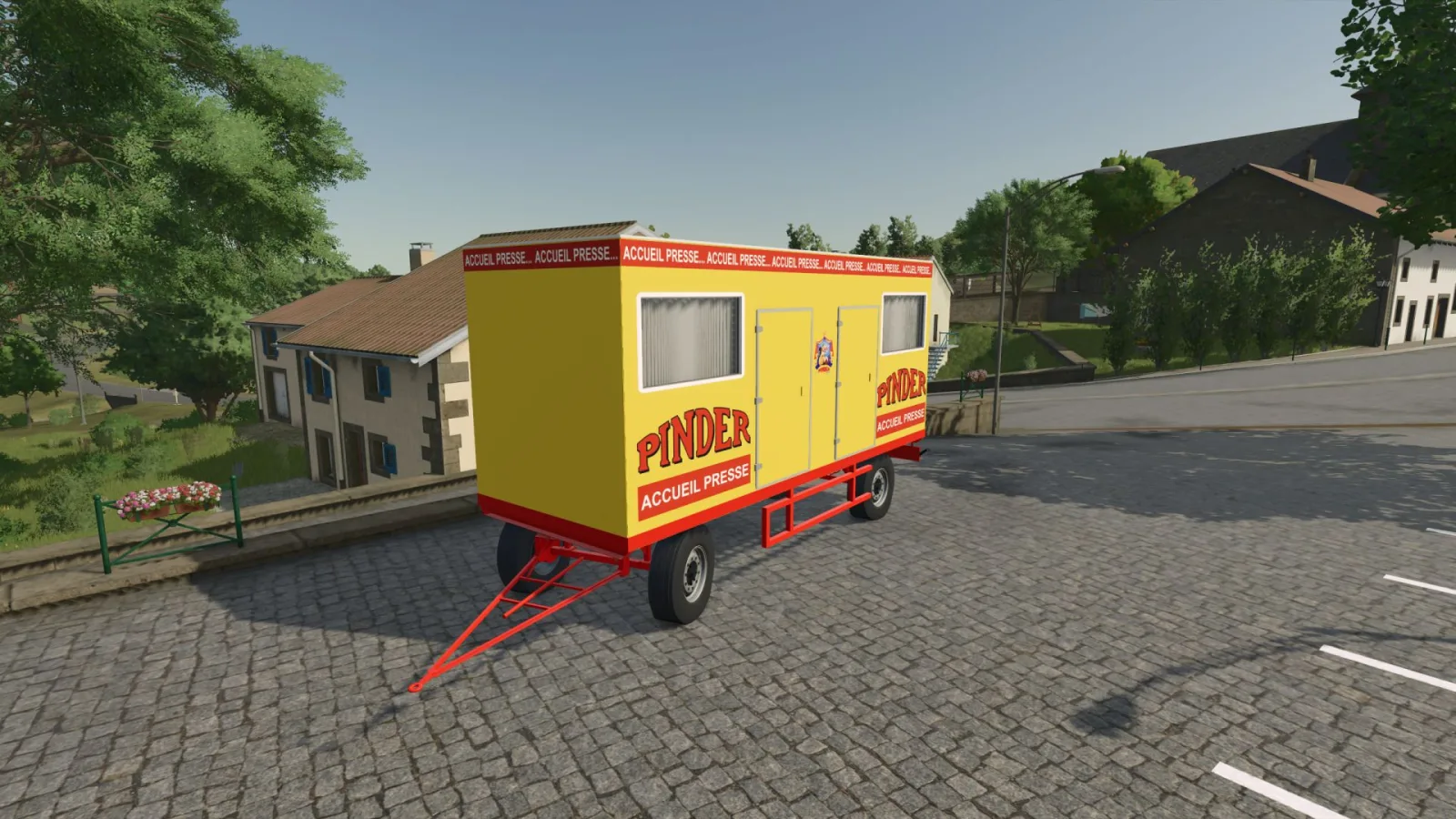 Trailer Home Press Pinder FS25 - screenshot 1