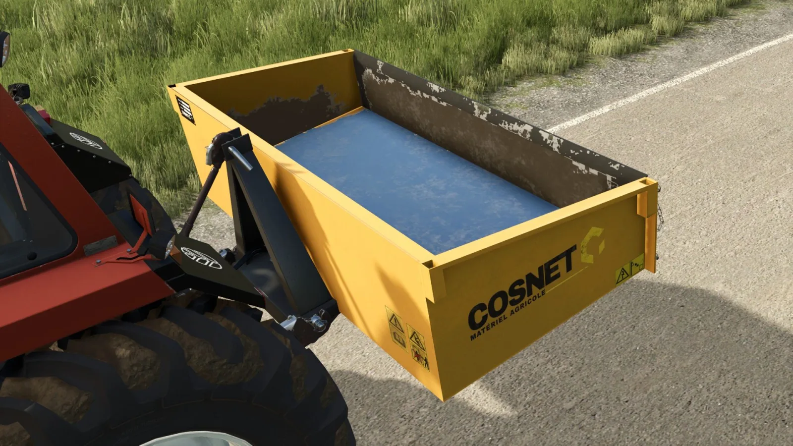 Cosnet 3-point mounted skip FS25 - screenshot 1