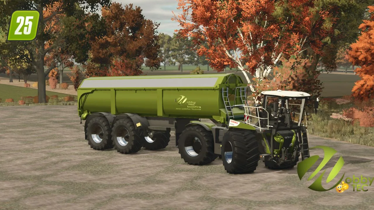 Trailer for Xerion 4200 Saddletrac FS25 - screenshot 2