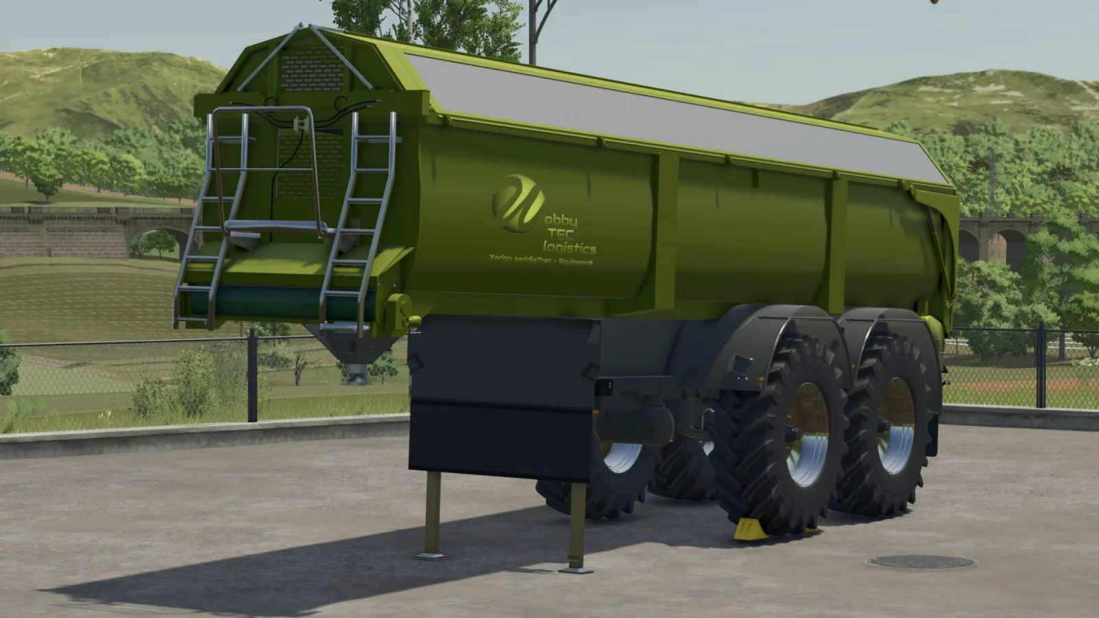 Trailer for Xerion 4200 Saddletrac FS25 - screenshot 1