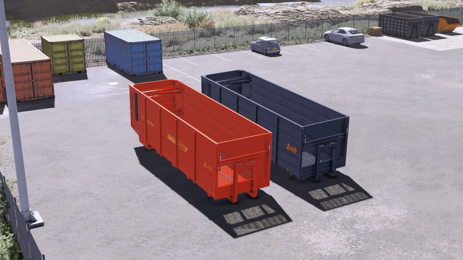 Schuitemaker Siwa 240 Hooklift Silage Container FS25 - screenshot 1