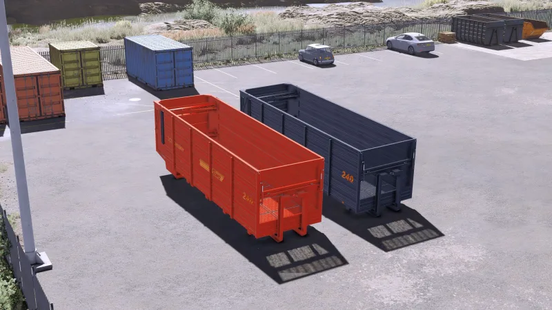 Schuitemaker Siwa 240 Hooklift Silage Container FS25