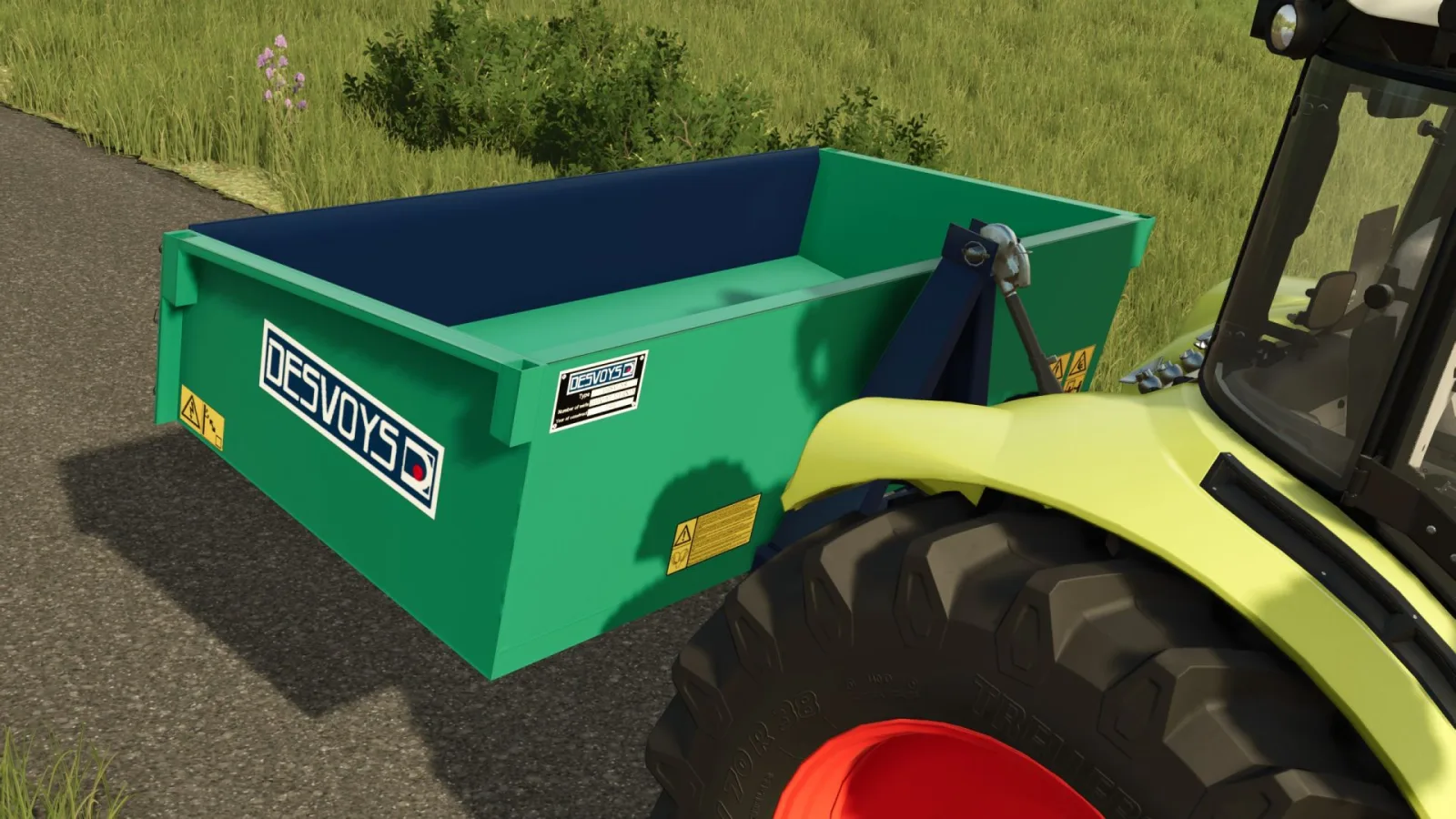 Desvoys 3-point mounted skip FS25 - screenshot 1