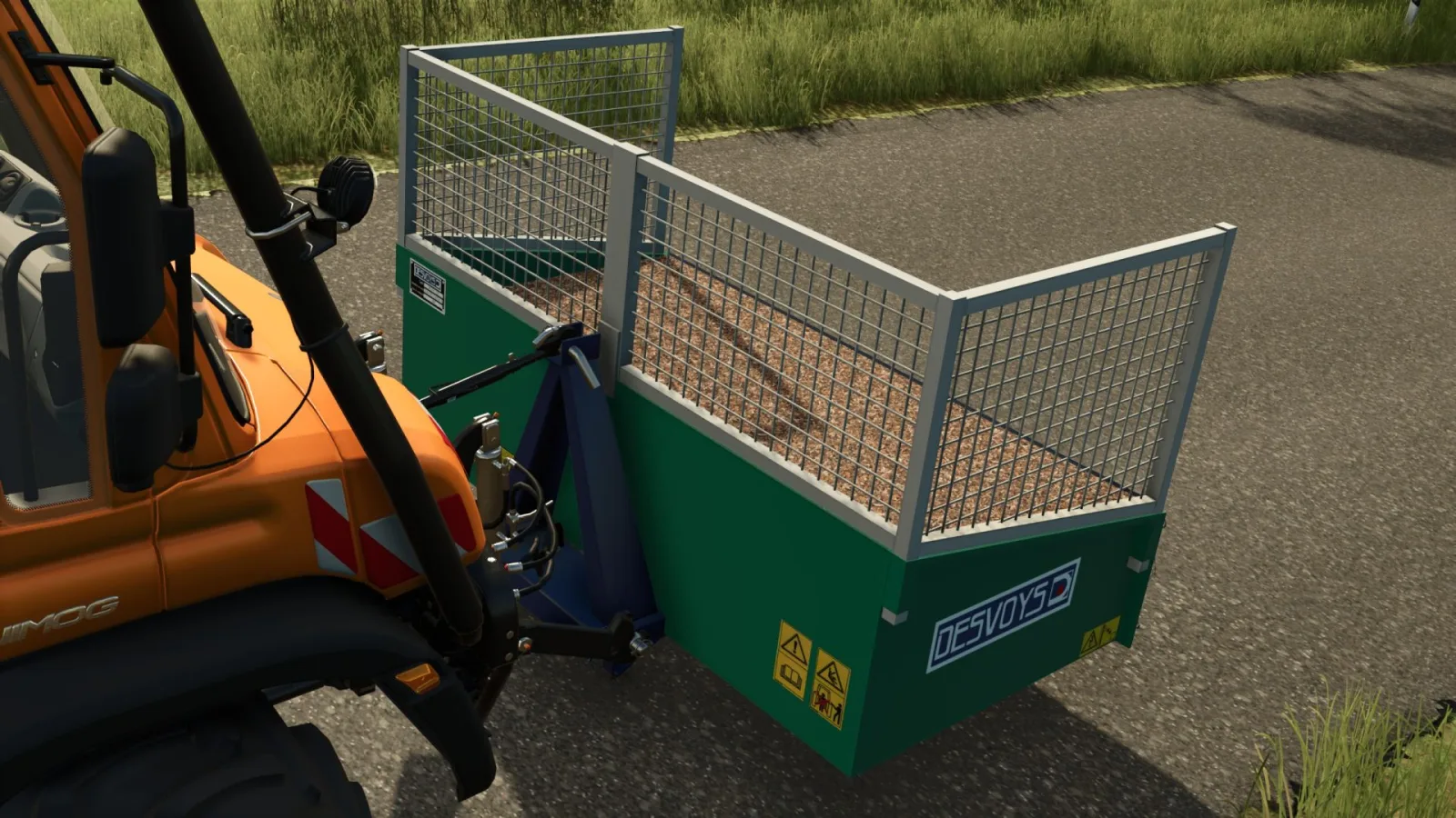 Desvoys 3-point mounted skip FS25 - screenshot 2