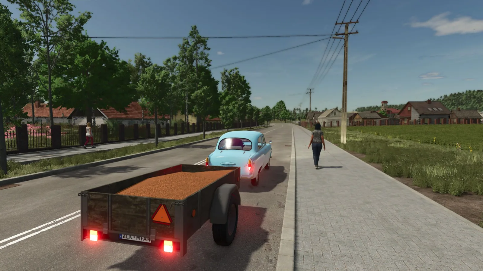 Old Car Trailer FS25 - screenshot 2