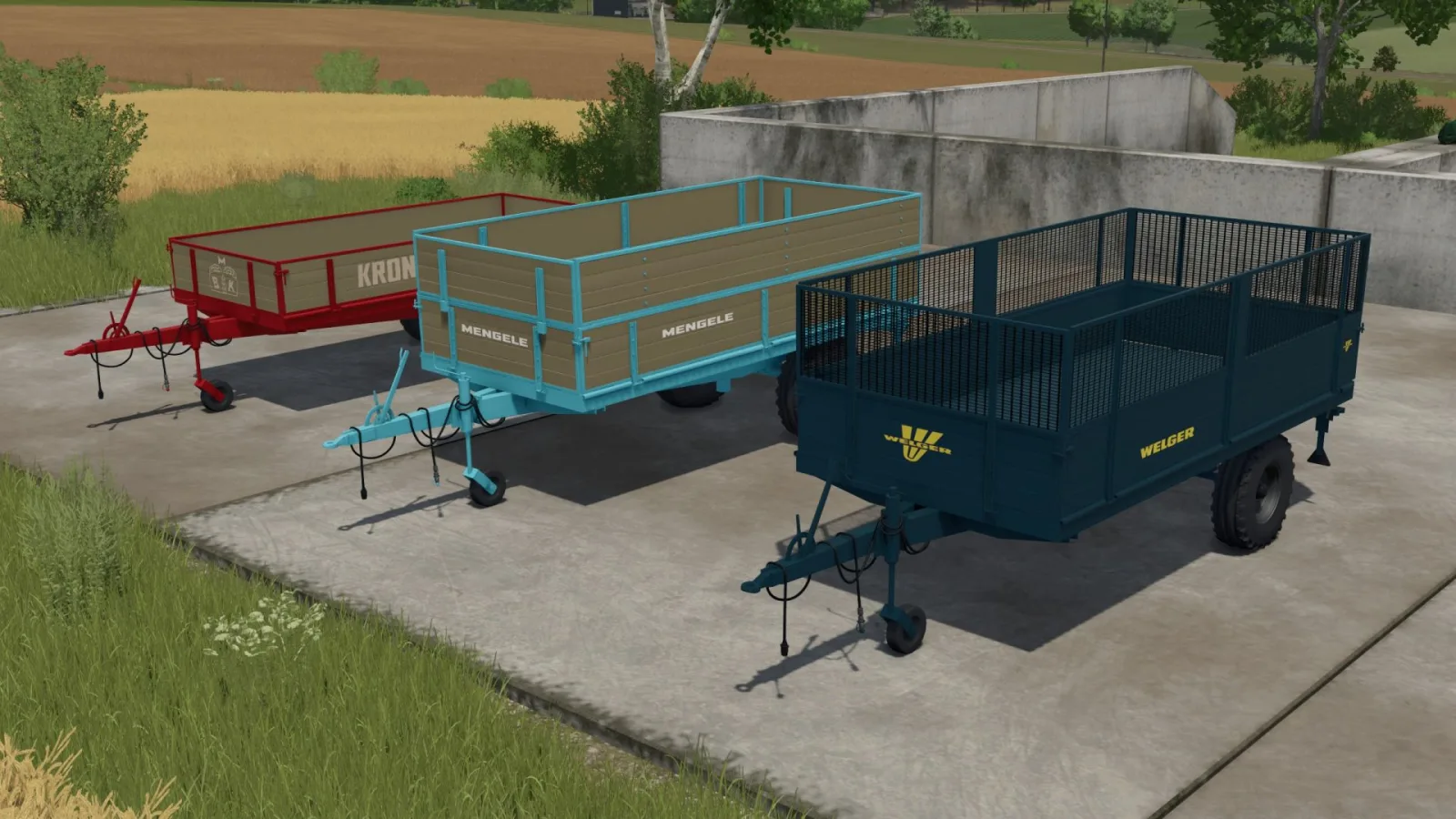 Old Universal Trailer FS25 - screenshot 1