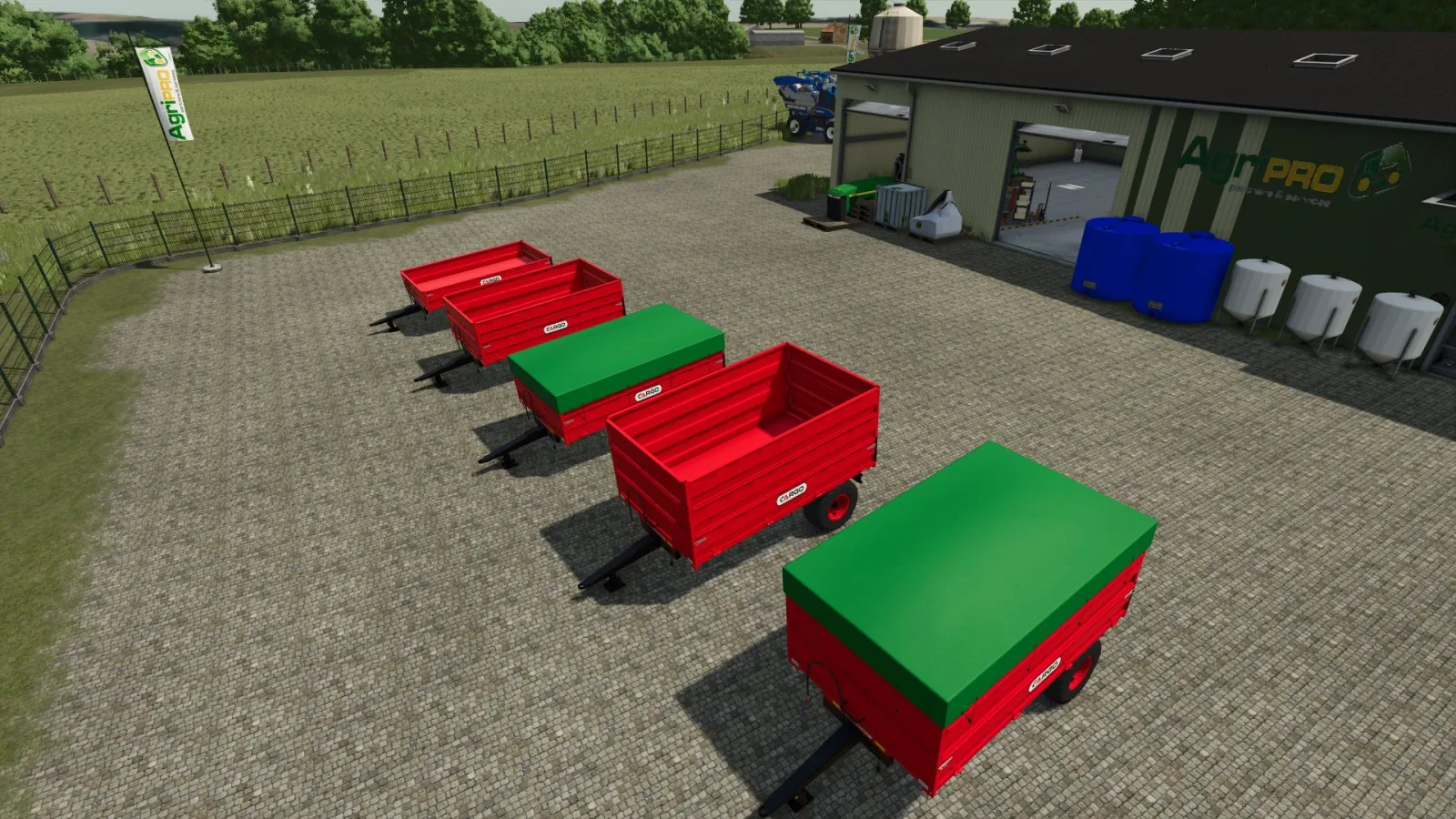 1 Axle Cargo Tipper FS25 - screenshot 1