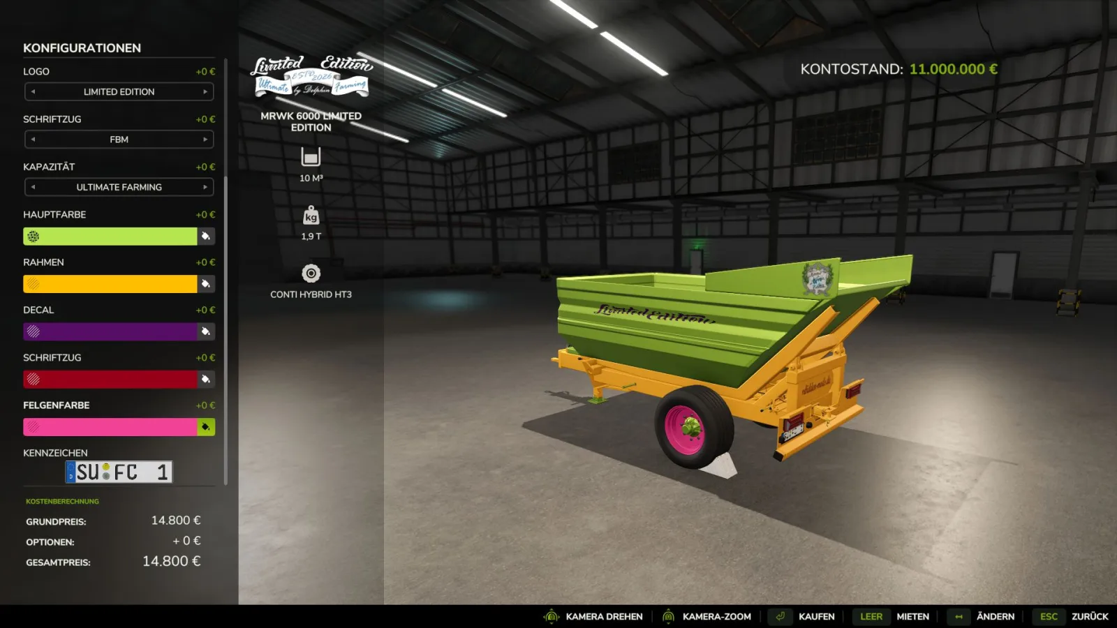 Grape Trailers Limited Edition FS25 - screenshot 2