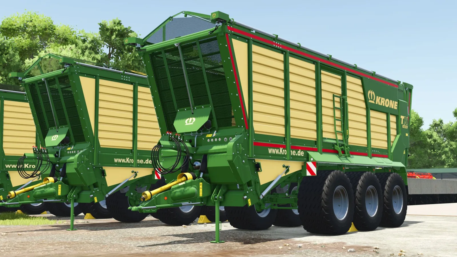 Krone TX460D FS25 - screenshot 1
