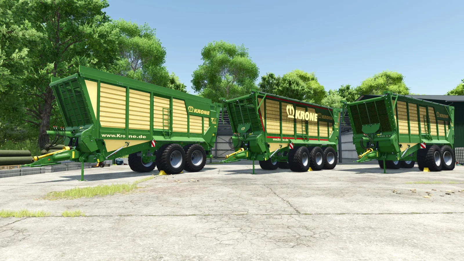 Krone TX460D FS25 - screenshot 3