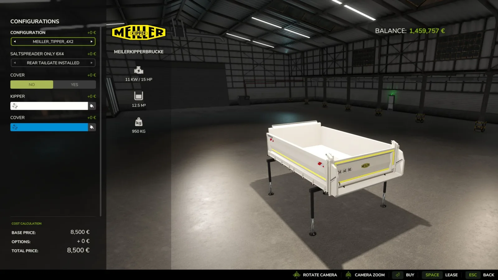 Meiller Tipper Swap Body FS25 - screenshot 3