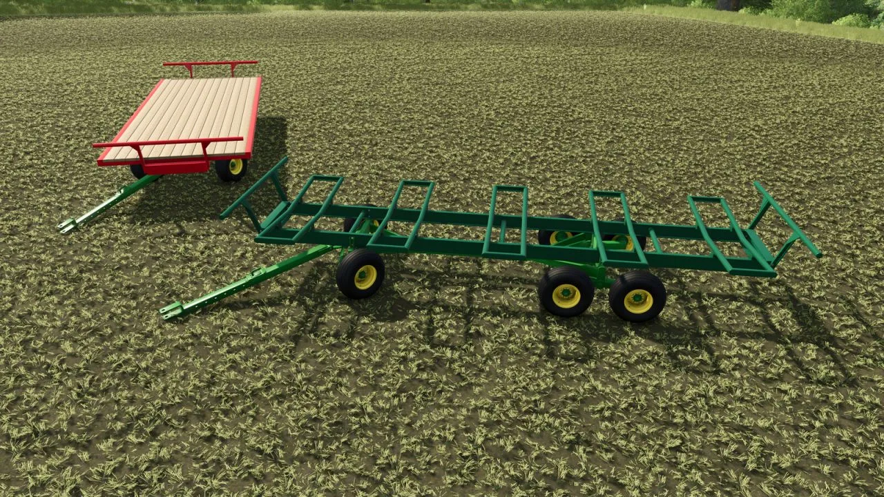John Deere 1275 Bale Wagons FS25 - screenshot 1