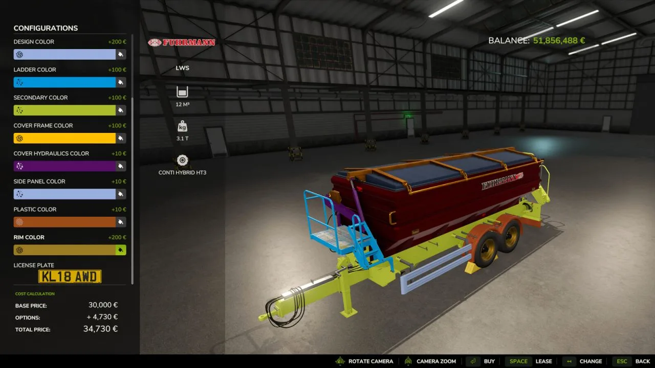 FUHRMANN LWS Premium FS25 - screenshot 3