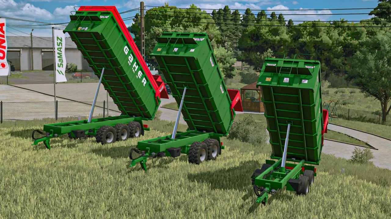 Gaher Metalic Tipping Trailer Pack FS25 - screenshot 1