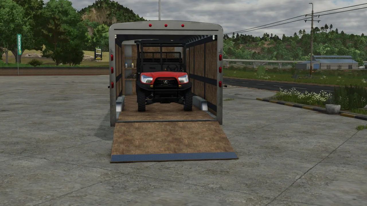 Enclosed Trailer FS25 - screenshot 3