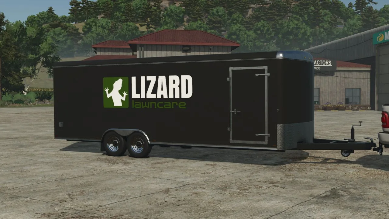 Enclosed Trailer FS25 - screenshot 1