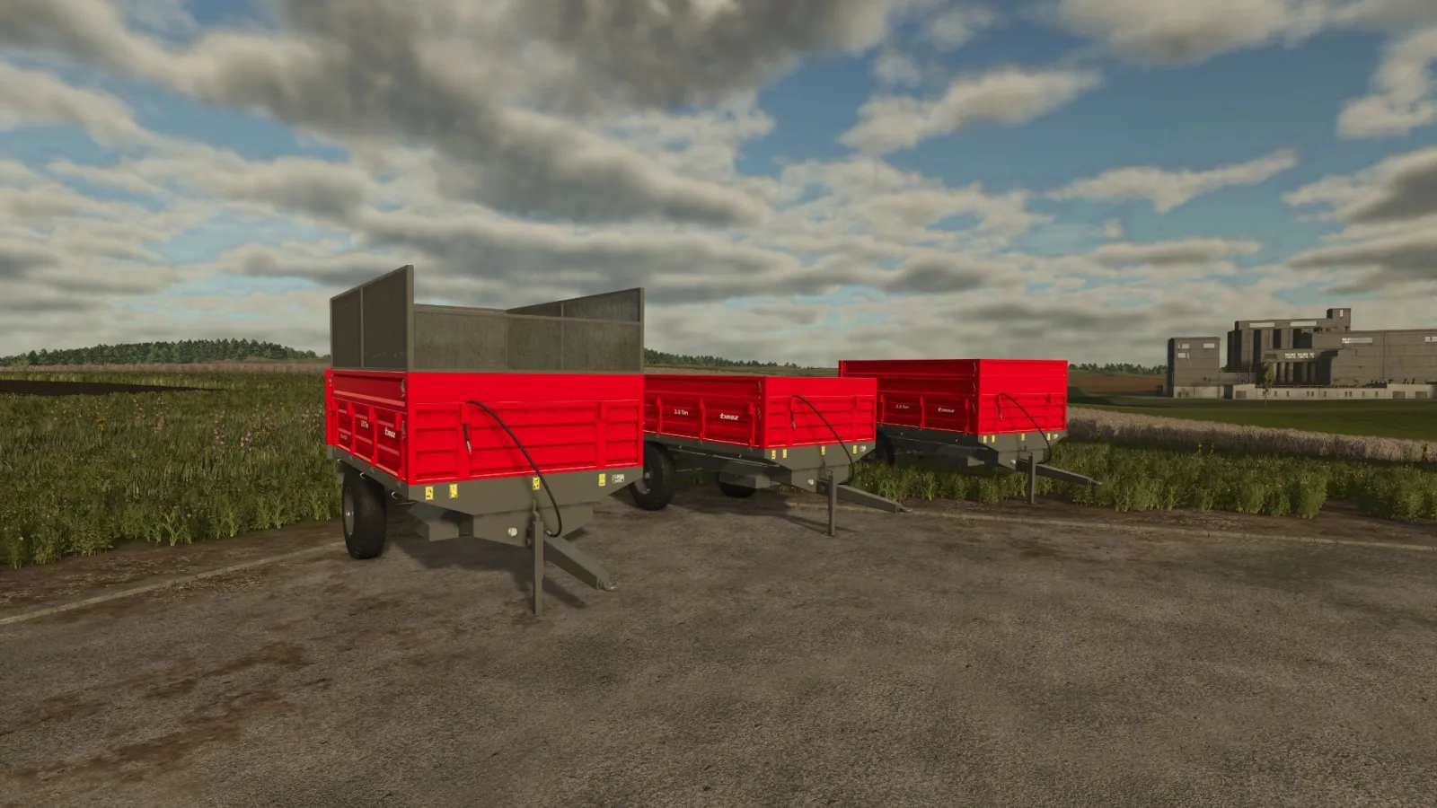 TINAZ Agricultural Trailer FS25 - screenshot 1