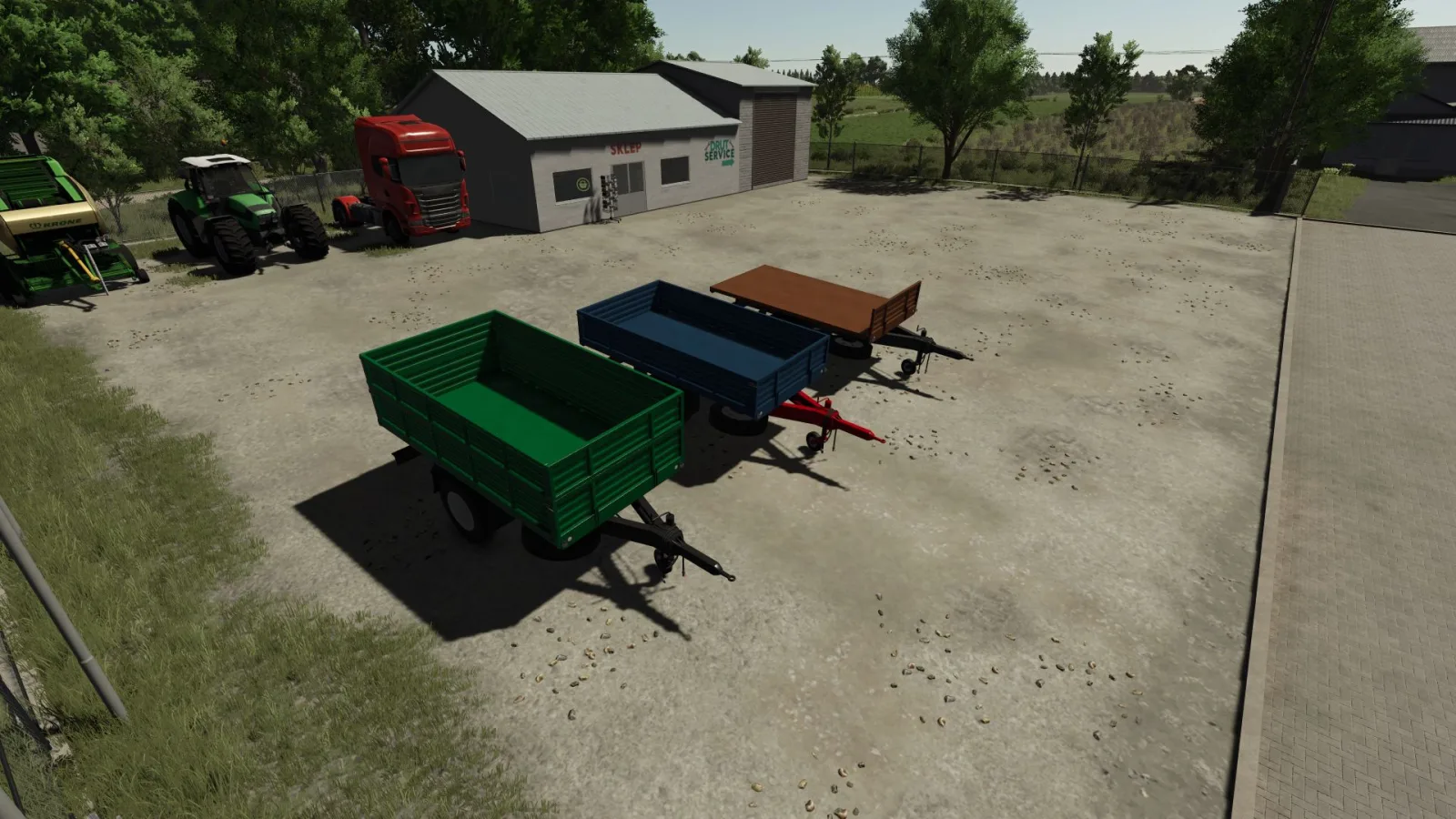 One Axle Trailer FS25 - screenshot 1