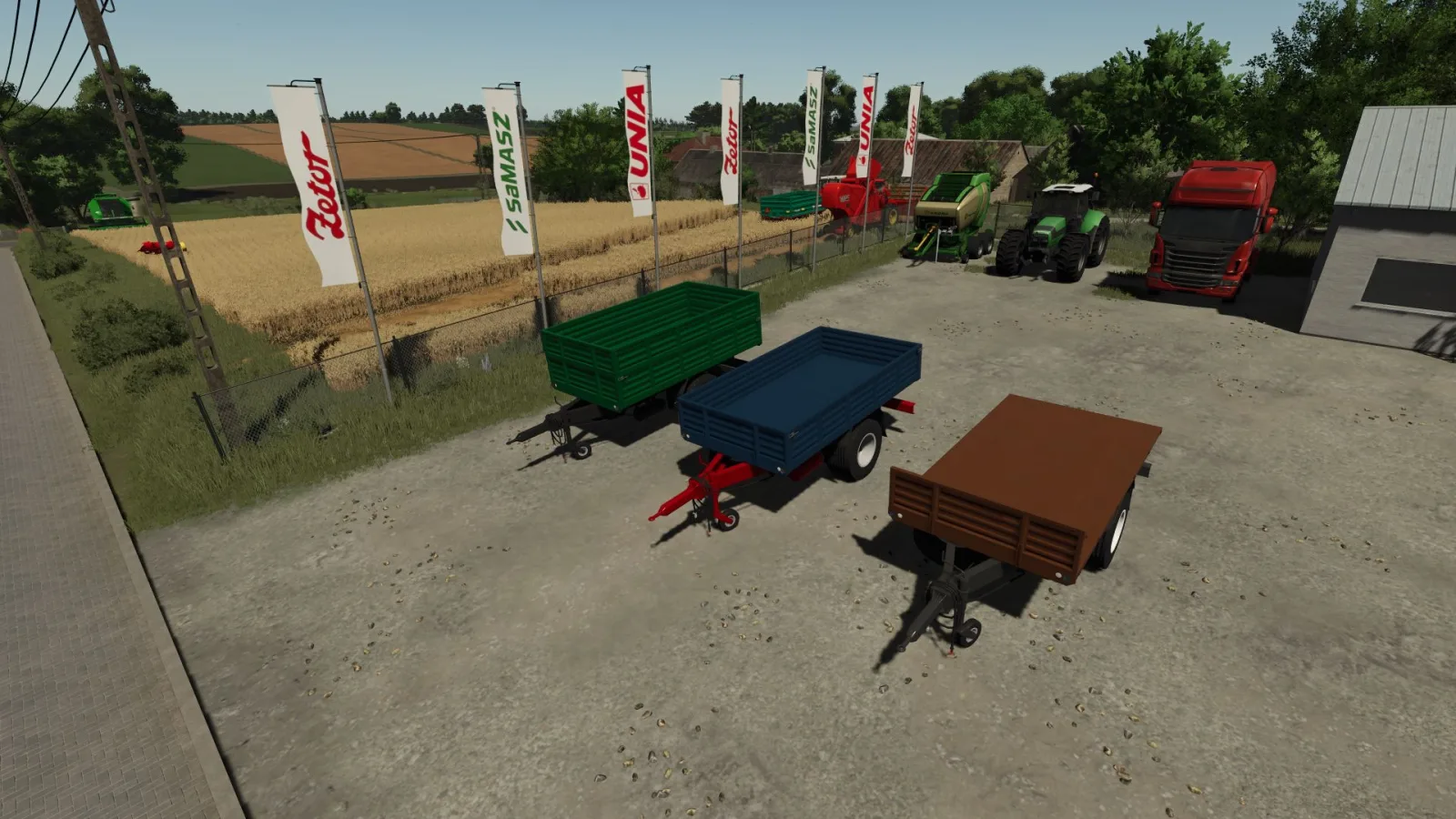 One Axle Trailer FS25 - screenshot 2