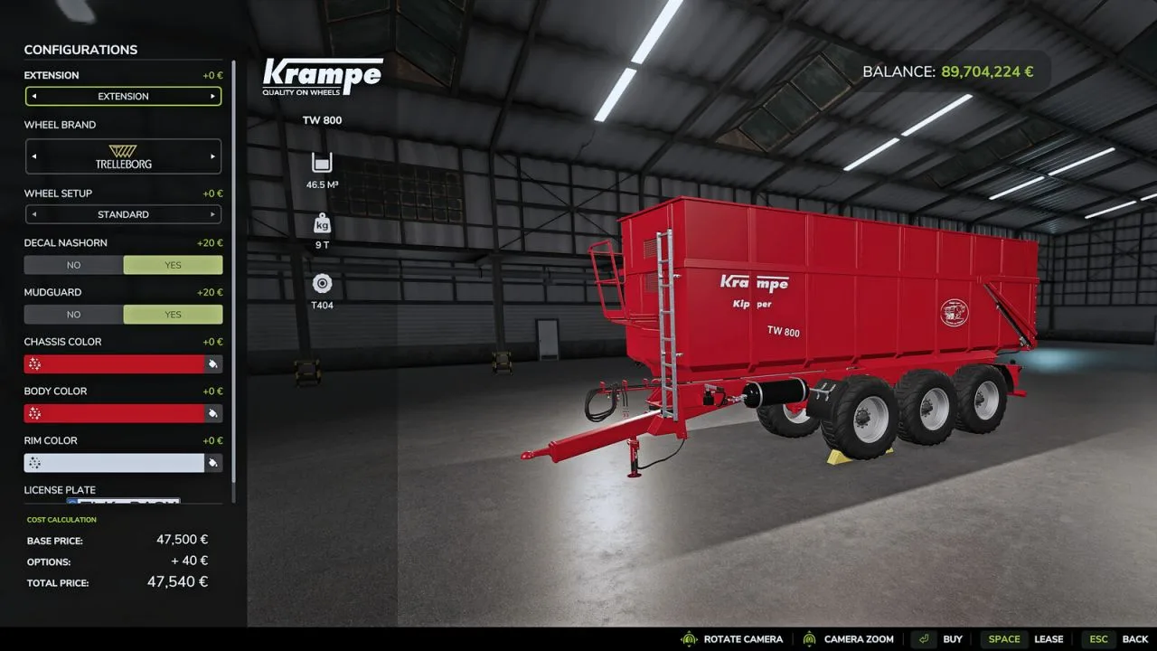 Krampe TW 800 FS25 - screenshot 3