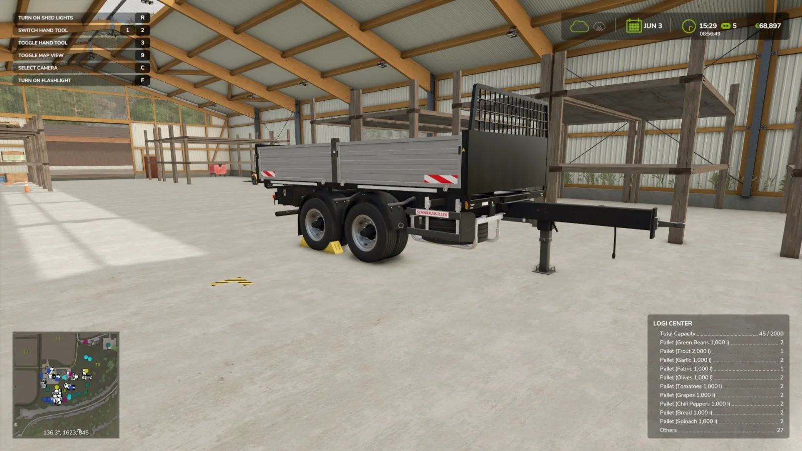 Schwarzmüller Tandem Multitrailer FS25 - screenshot 1