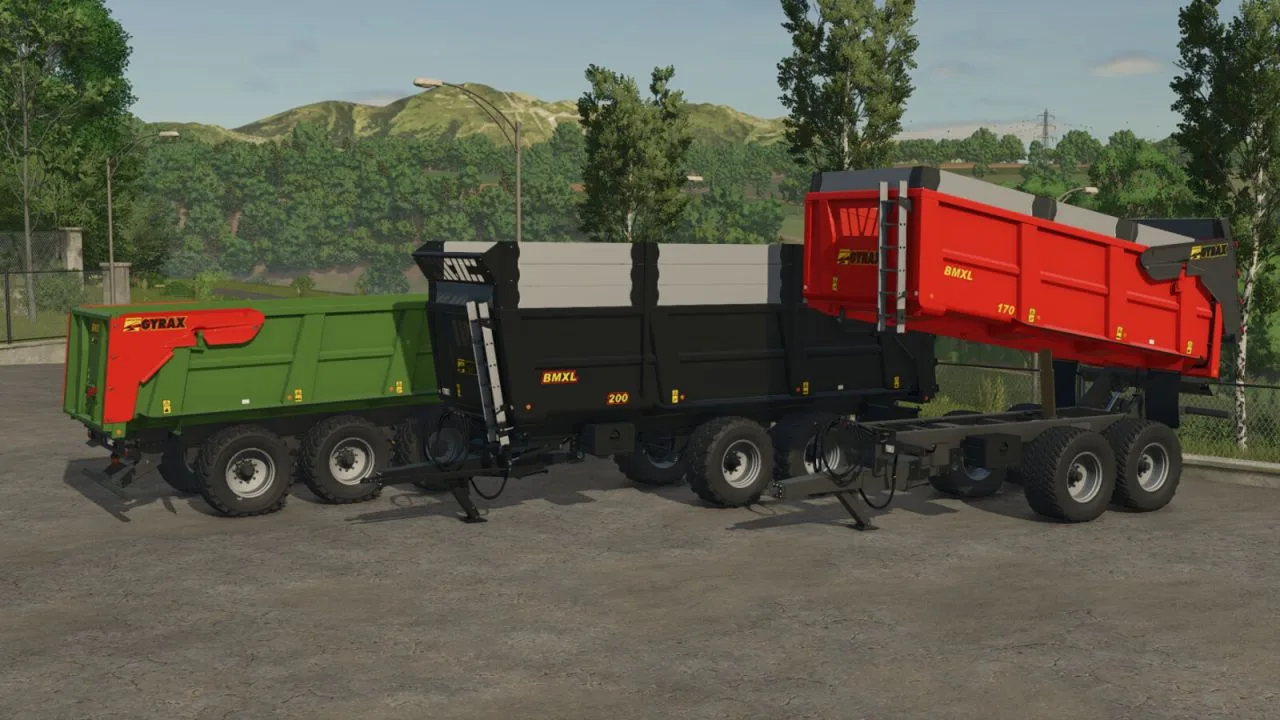 Gyrax BMXL PACK FS25 - screenshot 1