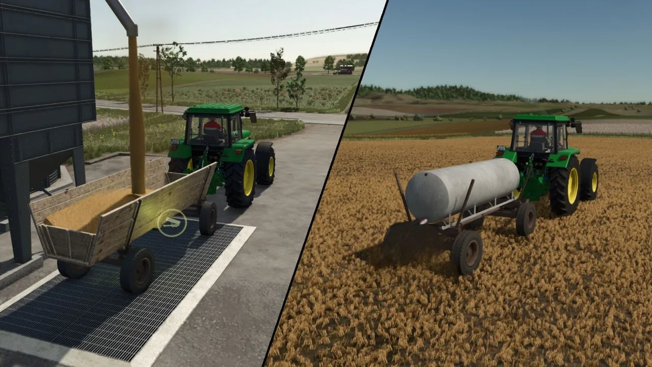 Old Wooden Wagon FS25 - screenshot 1