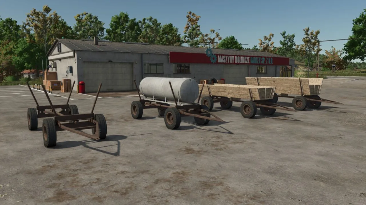 Old Wooden Wagon FS25 - screenshot 3