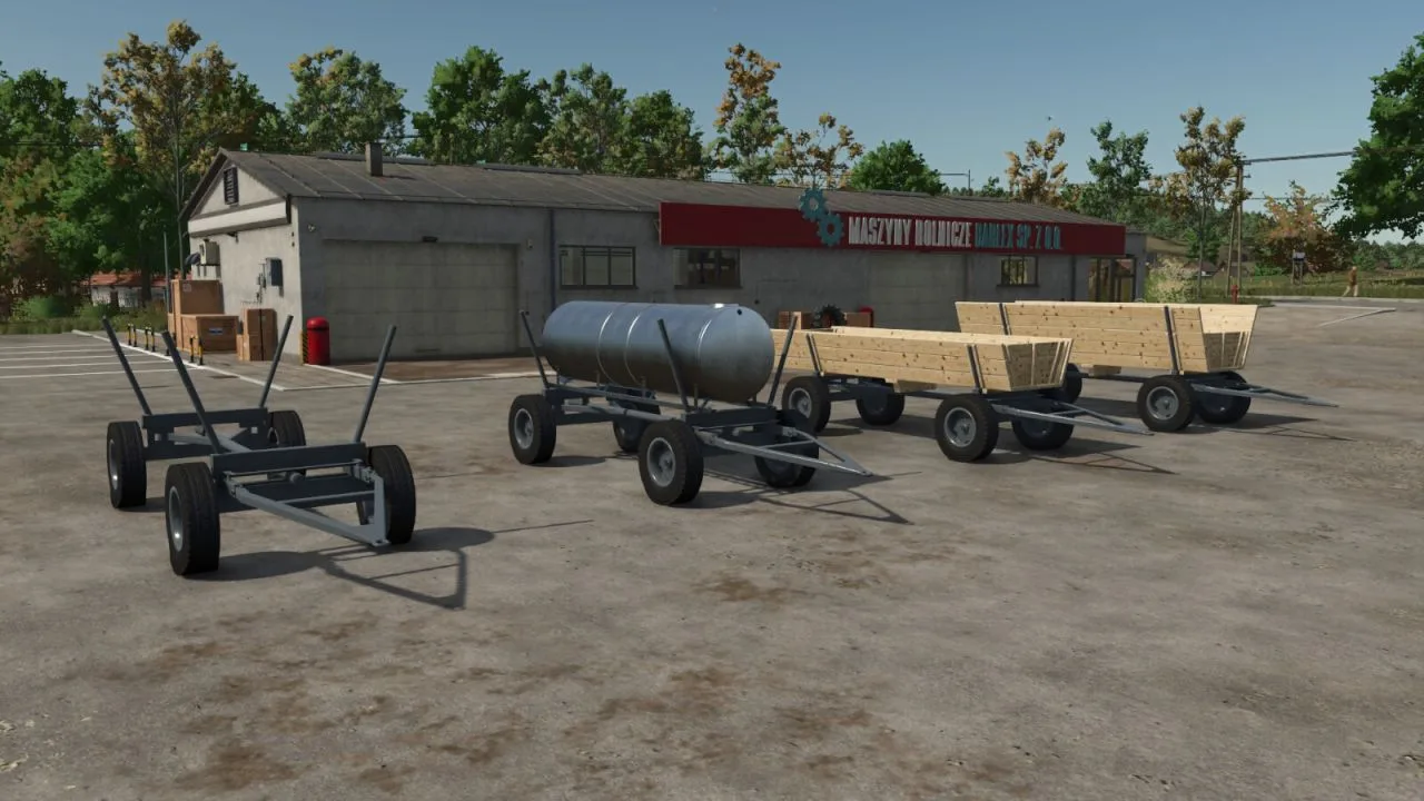 Old Wooden Wagon FS25 - screenshot 2