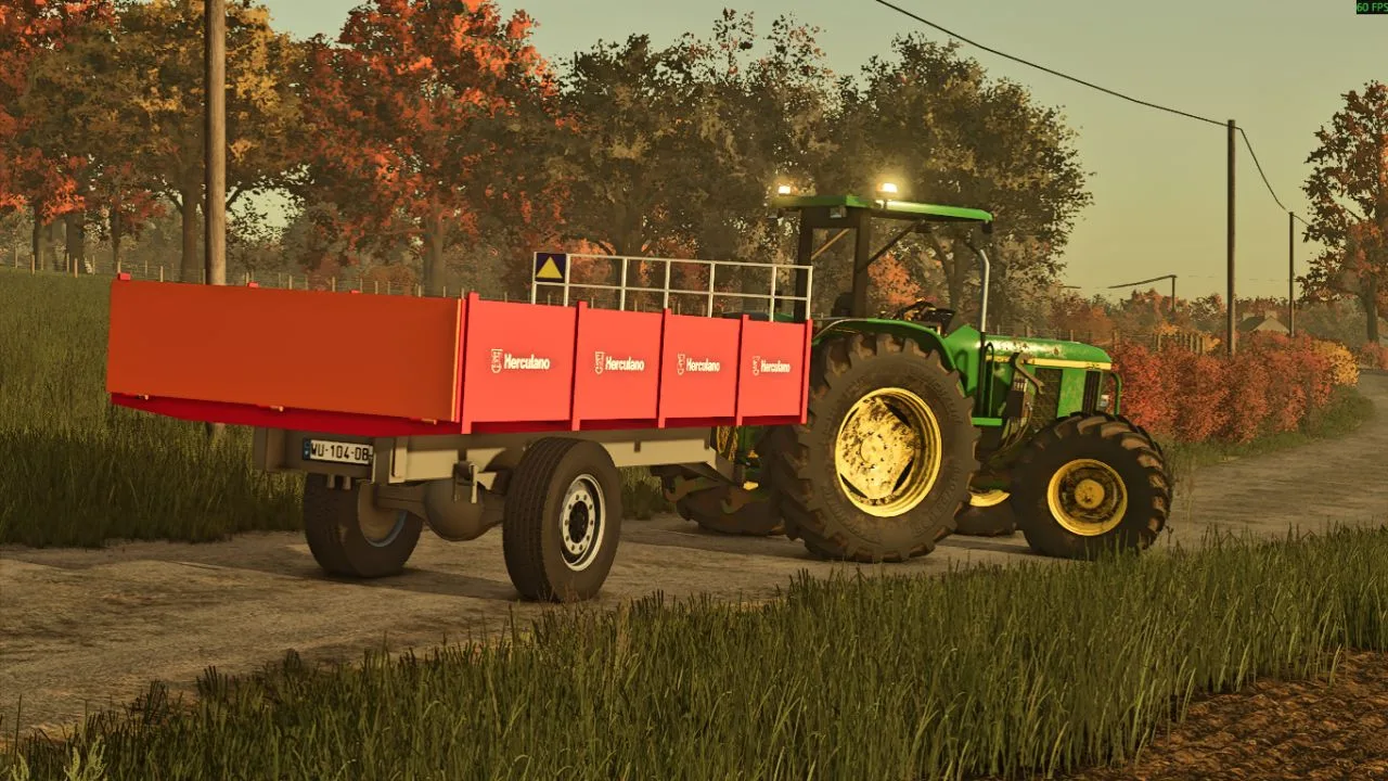 Herculano agricultural trailer FS25 - screenshot 1