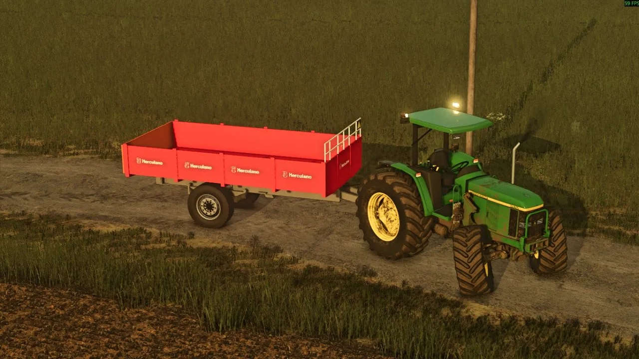 Herculano agricultural trailer FS25 - screenshot 3