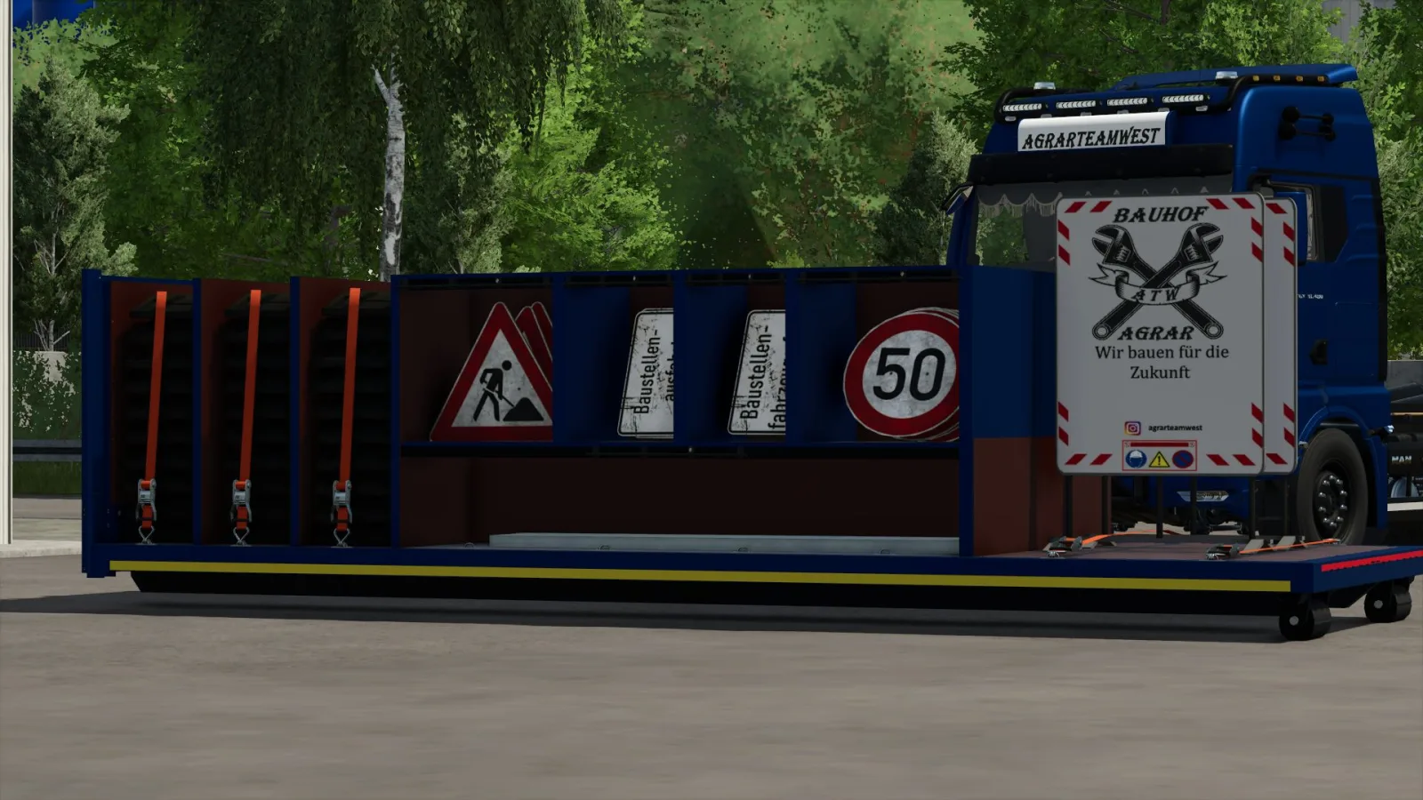 HKL container for the sign pack FS25 - screenshot 1
