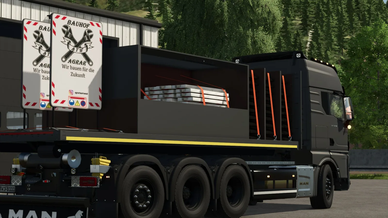 HKL container for the sign pack FS25 - screenshot 3