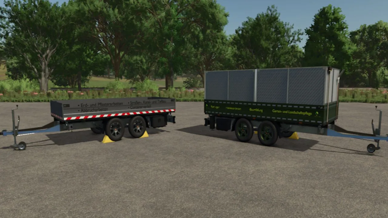 Construction yard Stani trailer FS25 - screenshot 1