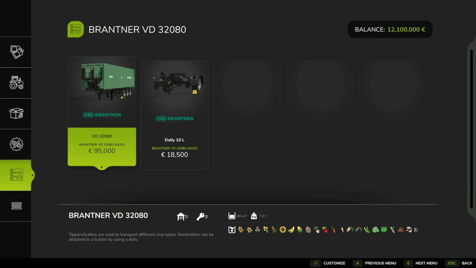 Brantner VD 32080 FS25 - screenshot 3