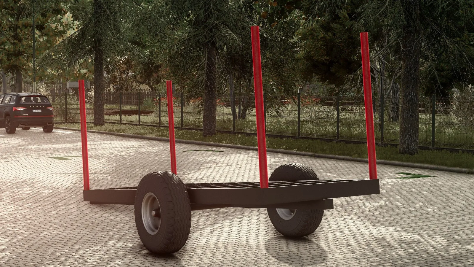 Wood trailer FS25 - screenshot 2