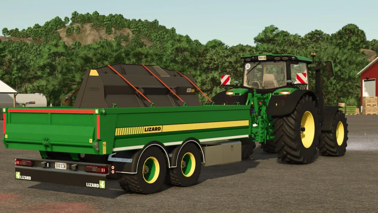 Lizard gravel trailer FS25 - screenshot 3