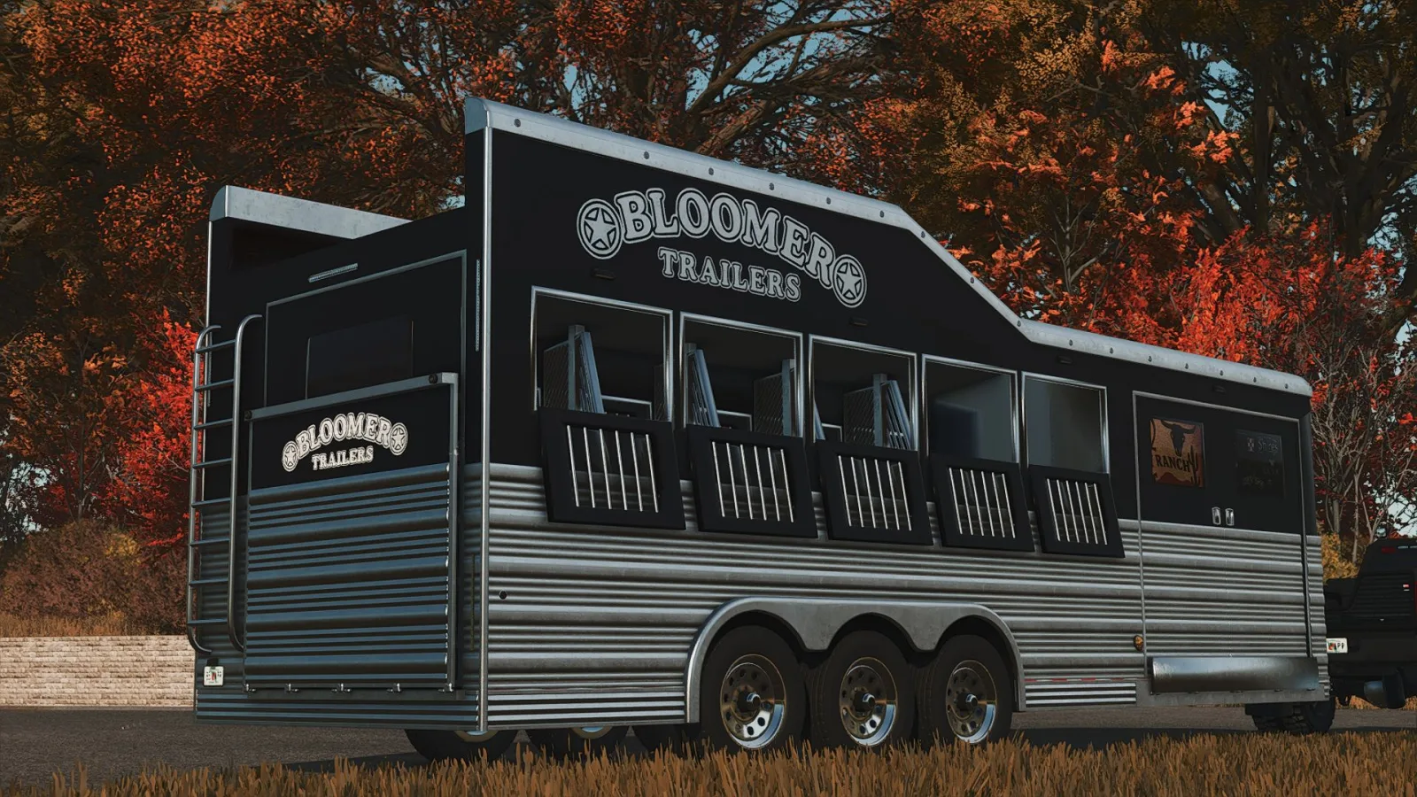 2025 Bloomer 5 Horse Bumper Pull Trailer FS25 - screenshot 1