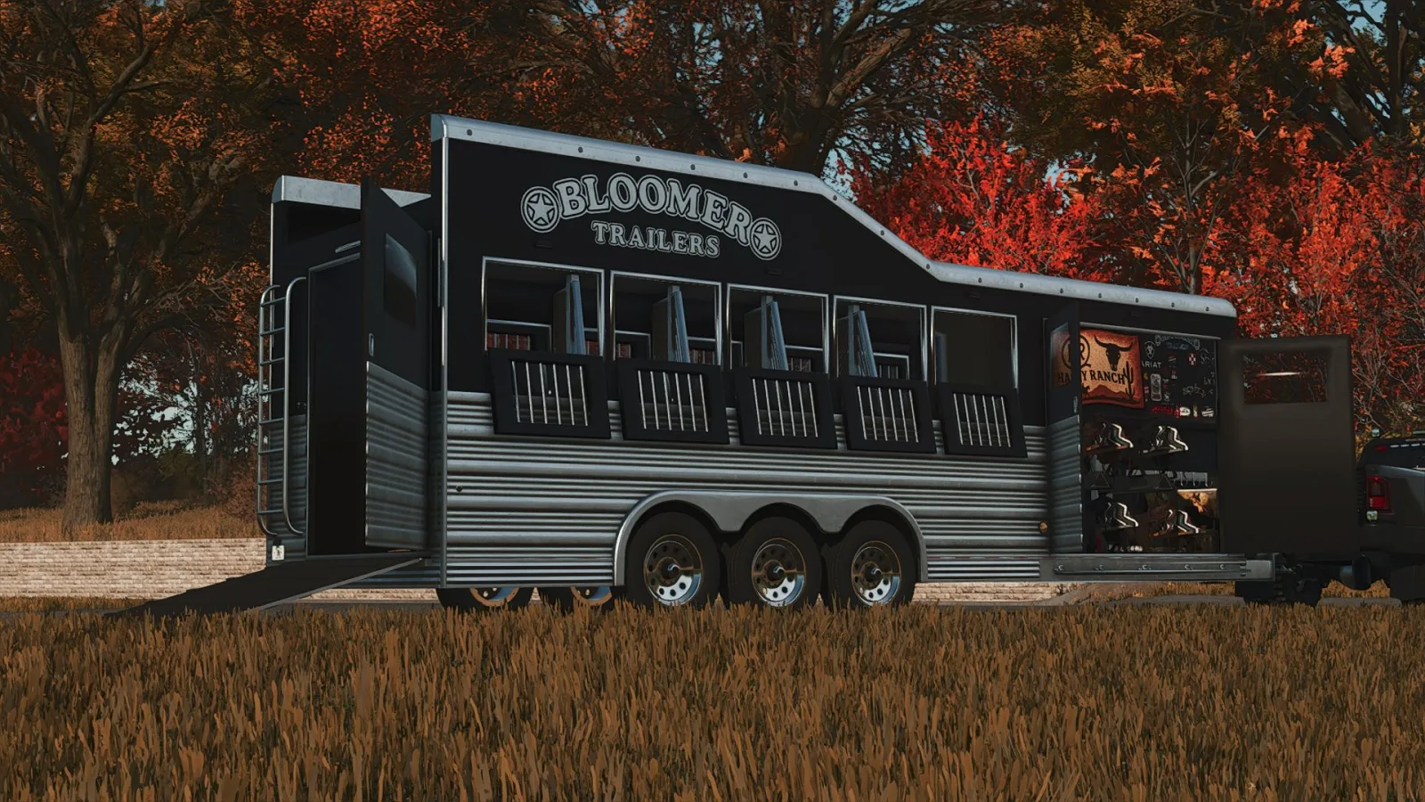 2025 Bloomer 5 Horse Bumper Pull Trailer FS25 - screenshot 3