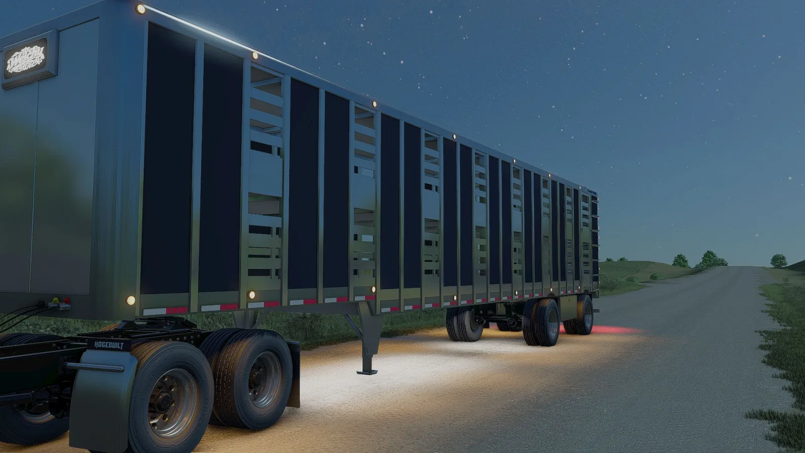 EBY Animal Transport Trailer FS25 - screenshot 1