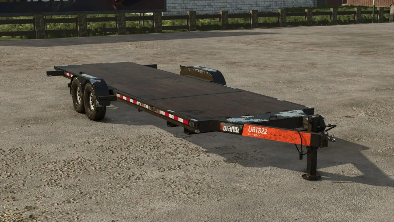 Brandt UBT822 Tilt-Deck Trailer FS25 - screenshot 2