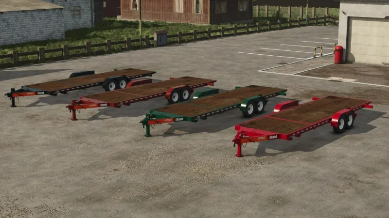 Brandt UBT822 Tilt-Deck Trailer FS25