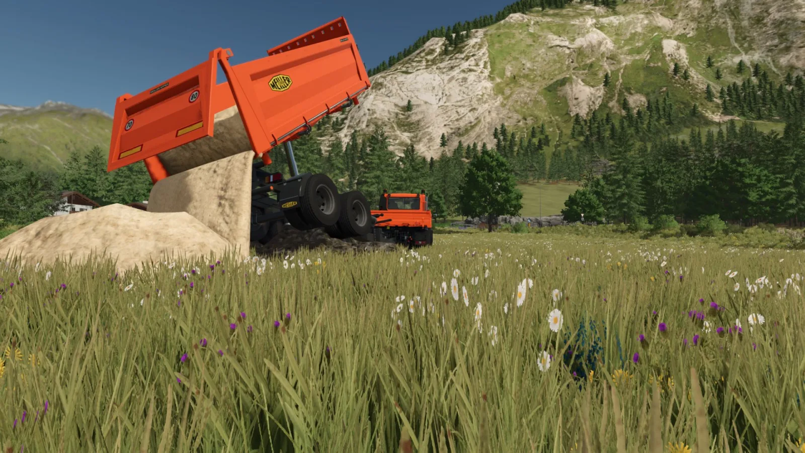 Meiller tandem tipper FS25 - screenshot 3