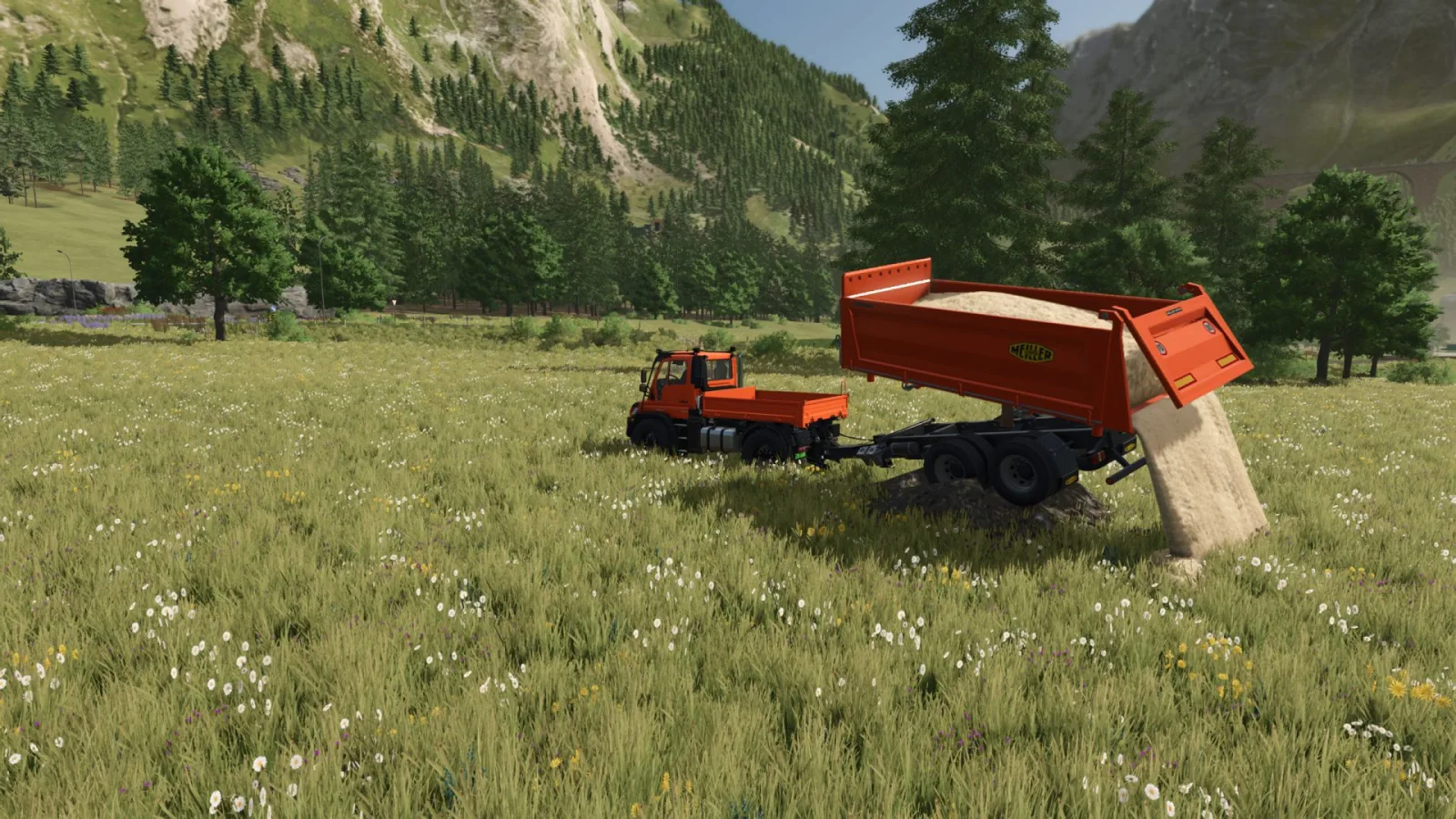 Meiller tandem tipper FS25 - screenshot 2