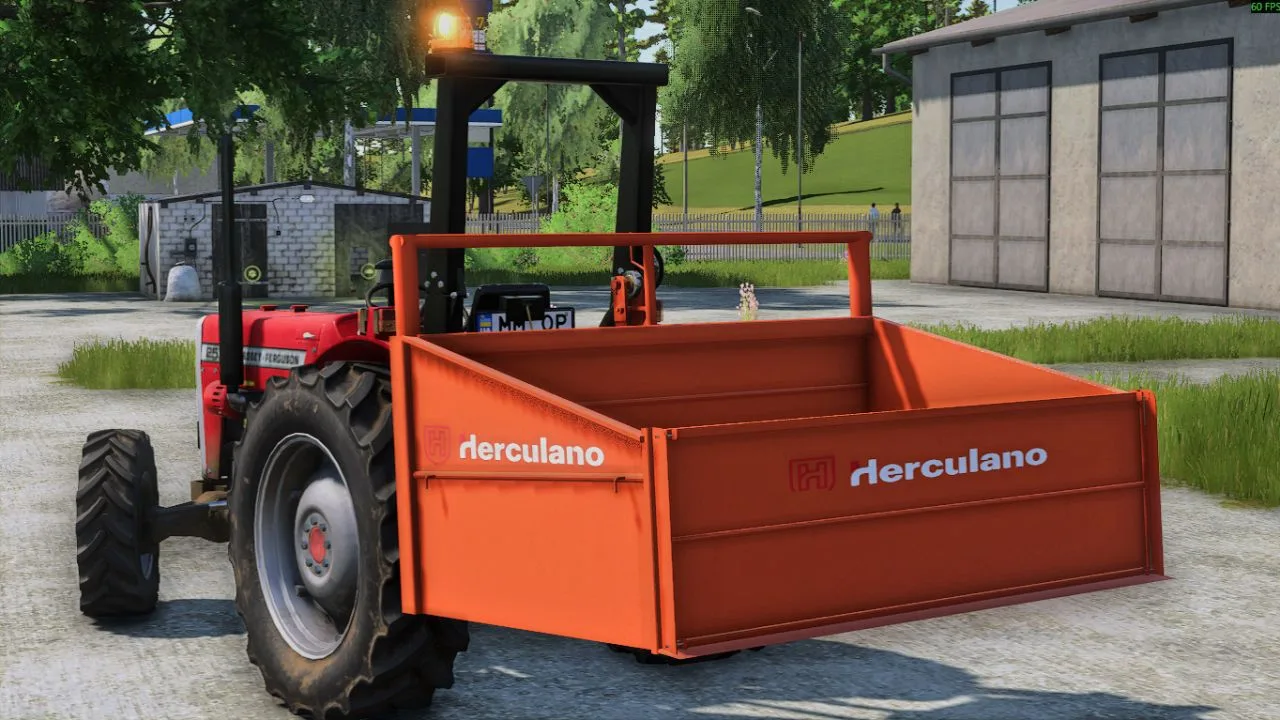 Herculano 3-point trailer FS25 - screenshot 1