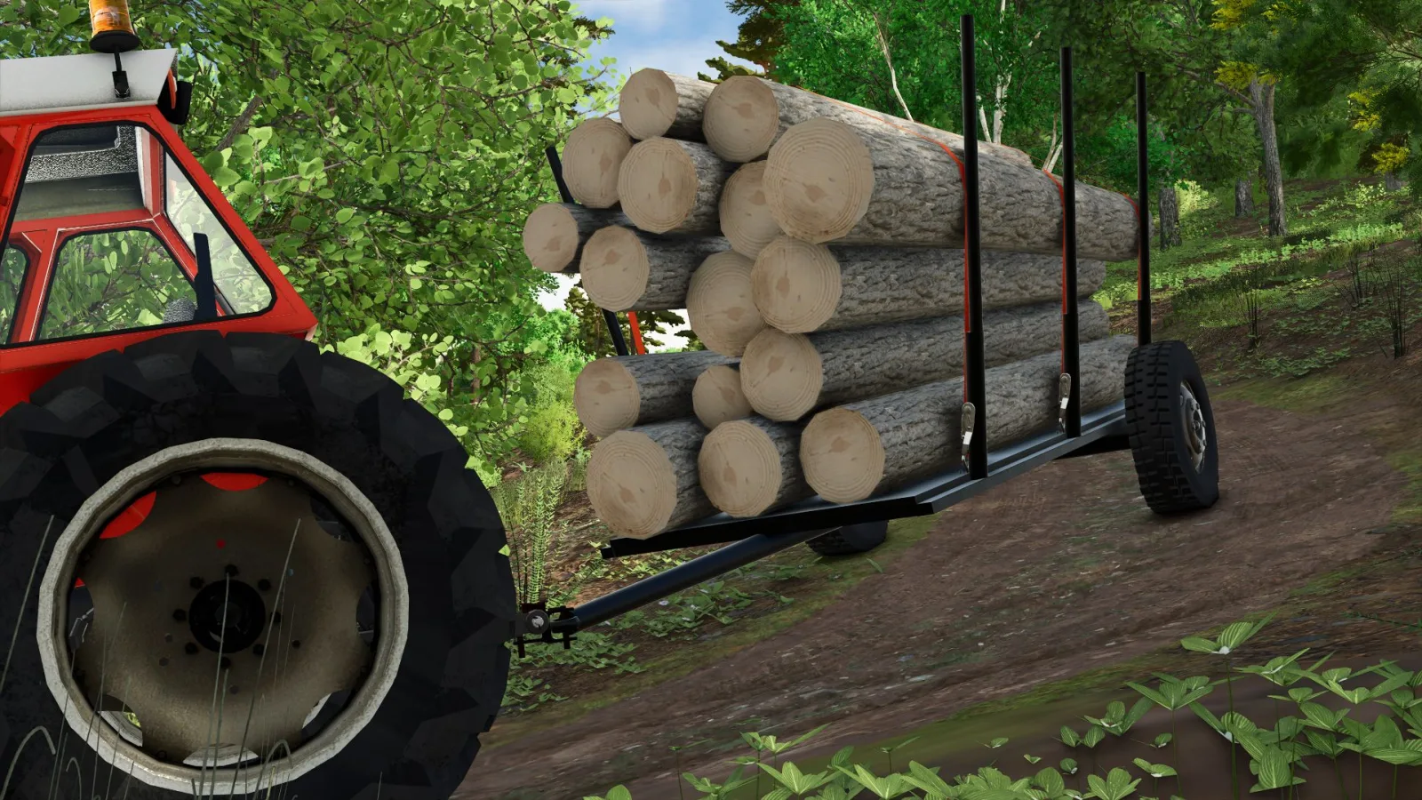 Romanian Wood Trailer FS25 - screenshot 2