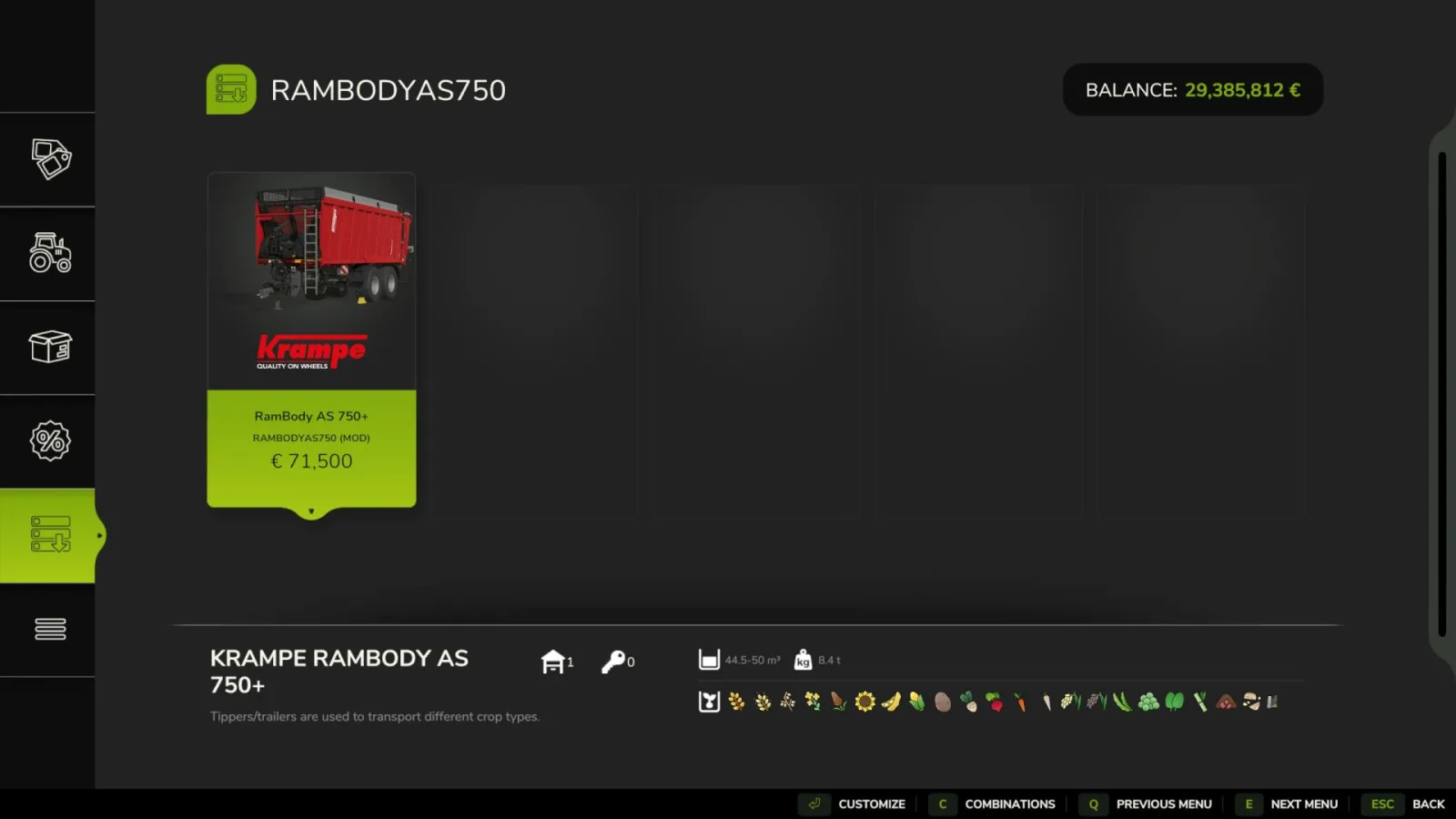 Krampe RamBody (50.000L) FS25 - screenshot 2