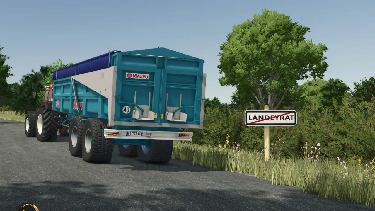 Maupu BBM 7124 lifting platform FS25 - screenshot 1